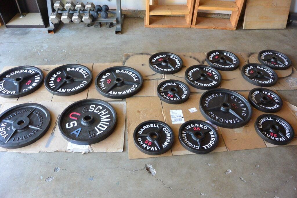 5 Tips To Get The BEST Used Gym Equipment For Your Home Gym In 2026 6 cleaned up plates
