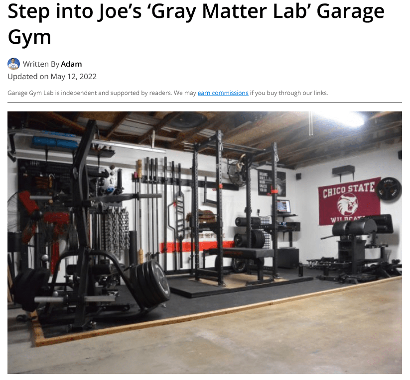 Garage Gym Lab Spotlight