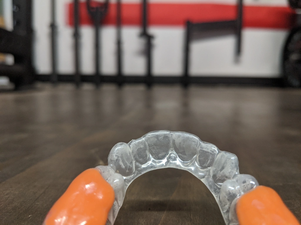 Front Lip of Impact PowerLIFT Mouthguard
