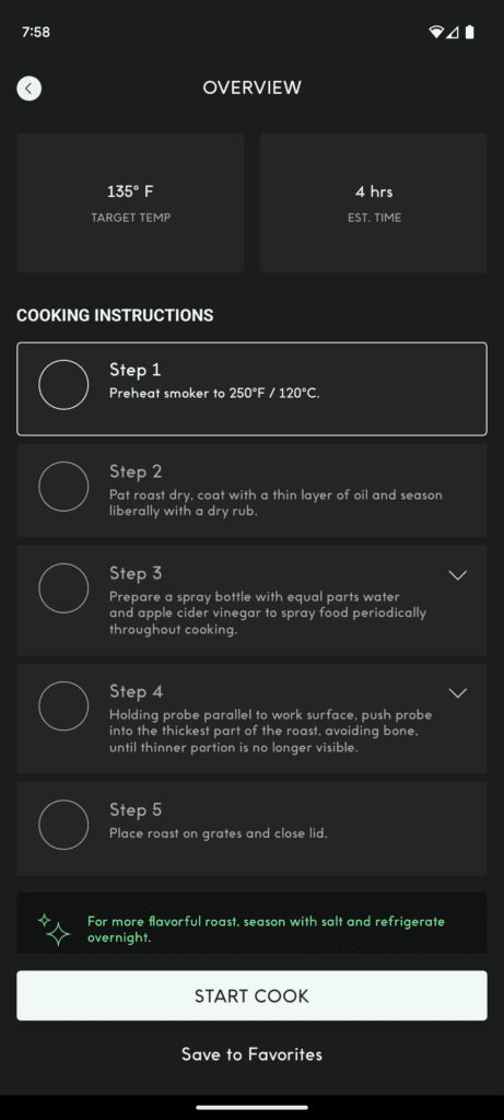 CookingInstructions